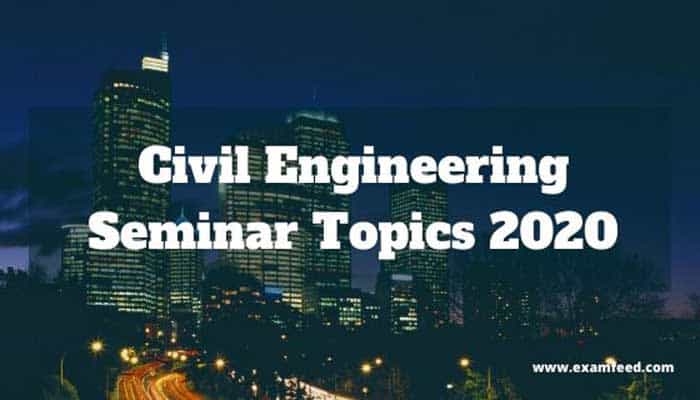 civil-engineering-seminar-topics
