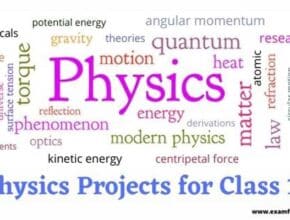 physics projects for class 11