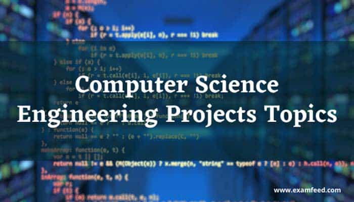 computer science projects topics