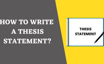 how to write a thesis statement