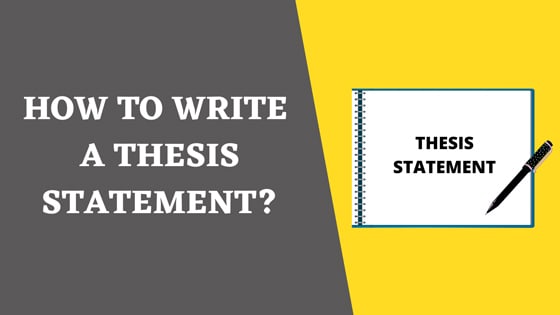 how to write a thesis statement 