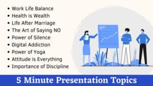 the best 5 minutes presentation topic